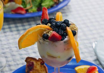 Parfait from Over Easy Cafe on Sanibel Island in Florida